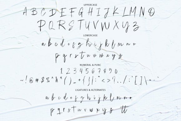 Emoray Font PNG with transparent background - Preview 4