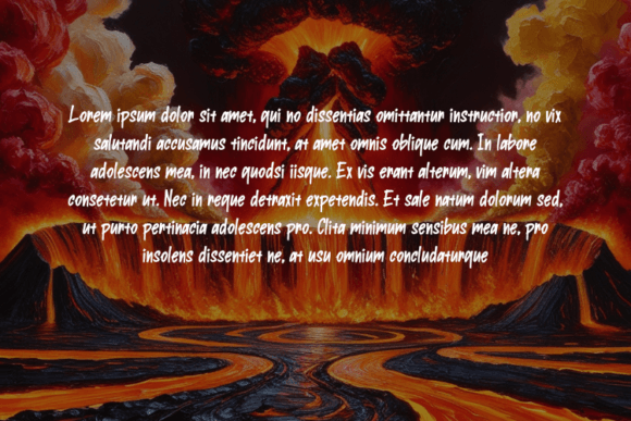 Fire Wall Font - Preview 3