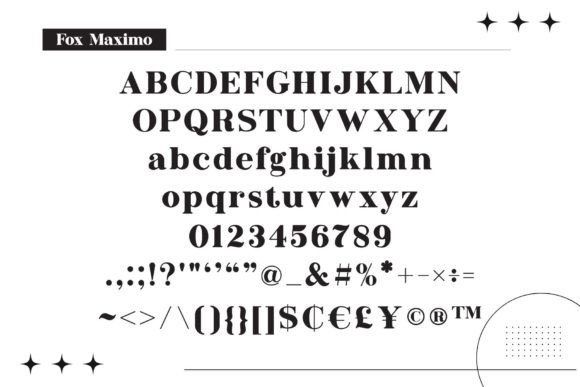 Fox Maximo Font - Preview 6