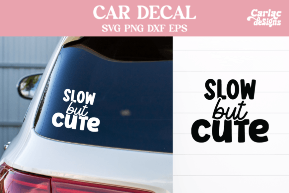 Funny Car Decal Bumper Sticker Illustration Artisanat Par Carla C Designs