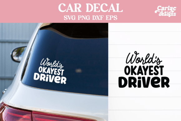 Funny Car Decal Bumper Sticker Illustration Artisanat Par Carla C Designs