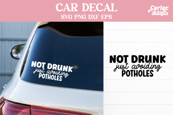 Funny Car Decal Bumper Sticker Illustration Artisanat Par Carla C Designs