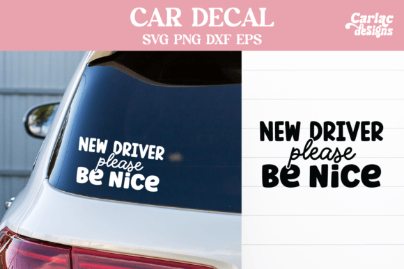 Funny Car Decal Bumper Sticker Illustration Artisanat Par Carla C Designs
