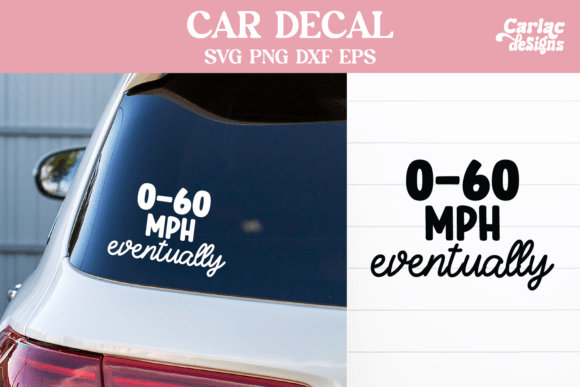 Funny Car Decal Bumper Sticker Illustration Artisanat Par Carla C Designs