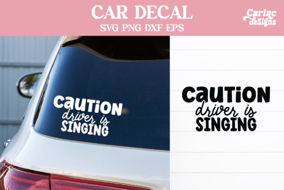 Funny Car Decal Bumper Sticker Graphic Crafts By Carla C Designs