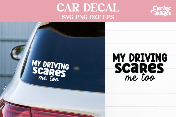 Funny Car Decal Bumper Sticker Graphic Crafts By Carla C Designs