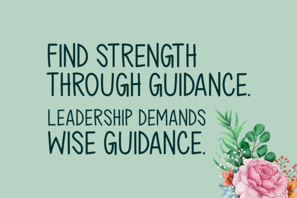 Gentle Guidance Font - Preview 3