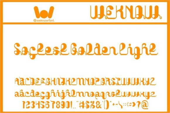 Good Looking Font - Preview 3