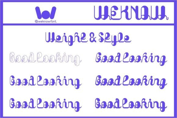 Good Looking Font - Preview 6