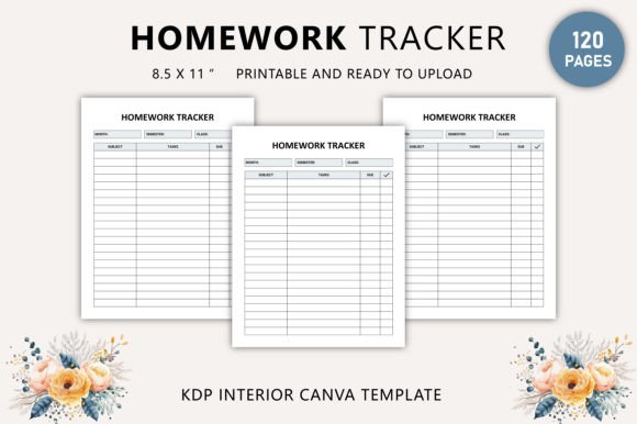 Student Grade Tracker Canva Template Graphic by Tabiya Studio ...
