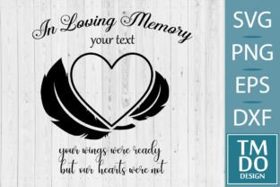 Memory Rip Word Disign In Loving Memory SVG, Memorial SVG, RIP Graphic by TMDOdesign ...