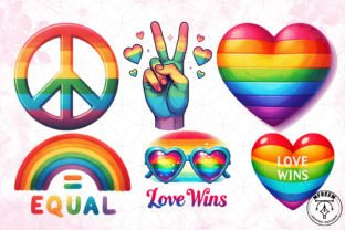 LGBT Pride Month Clipart PNG Graphic by mfreem · Creative Fabrica