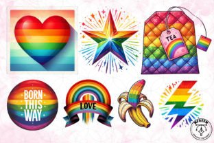 LGBT Pride Month Clipart PNG Graphic by mfreem · Creative Fabrica