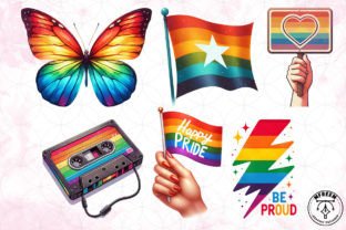 LGBT Pride Month Clipart PNG Graphic by mfreem · Creative Fabrica