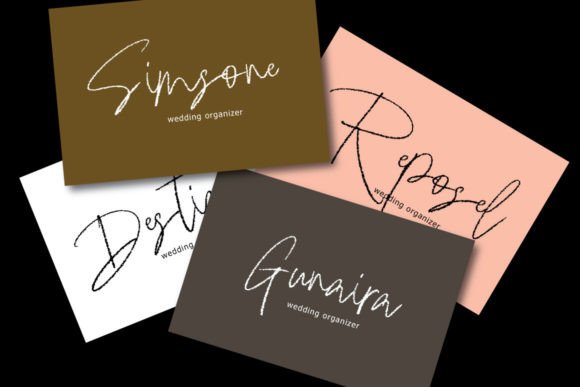 Lamiga Brush Font PNG with transparent background - Preview 2