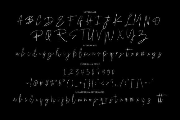 Lamiga Brush Font PNG with transparent background - Preview 6