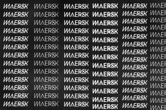 Maersk Font PNG with transparent background - Preview 5