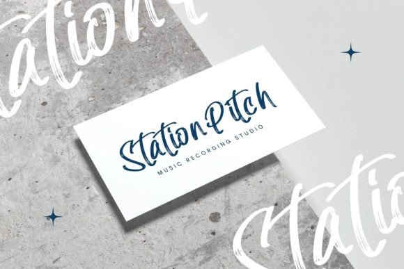 Magical Electro Font PNG with transparent background - Preview 3