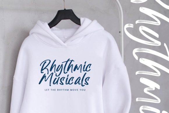Magical Electro Font PNG with transparent background - Preview 4
