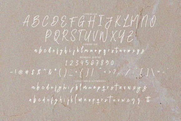 Marieka Font PNG with transparent background - Preview 5