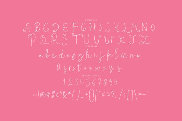 Milky Sunny Font PNG with transparent background - Preview 6