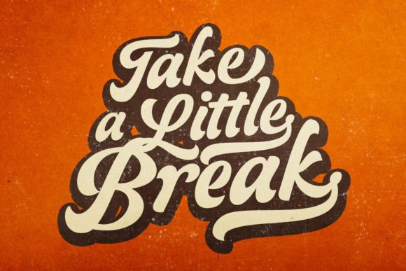 Monde Retro Font PNG with transparent background - Preview 3