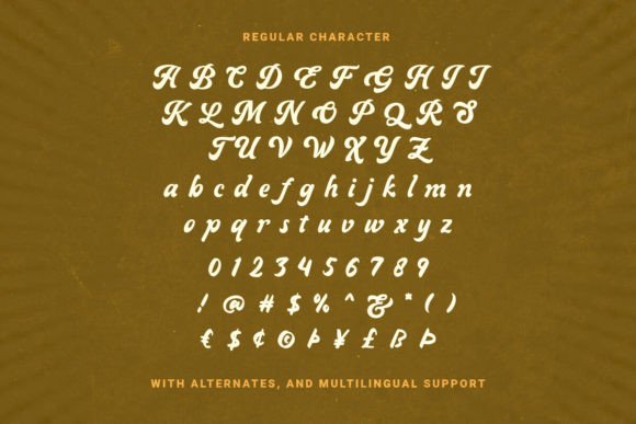 Monde Retro Font PNG with transparent background - Preview 6