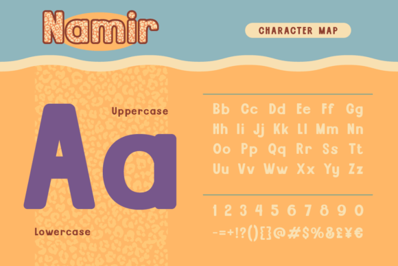 Namir Font PNG with transparent background - Preview 2
