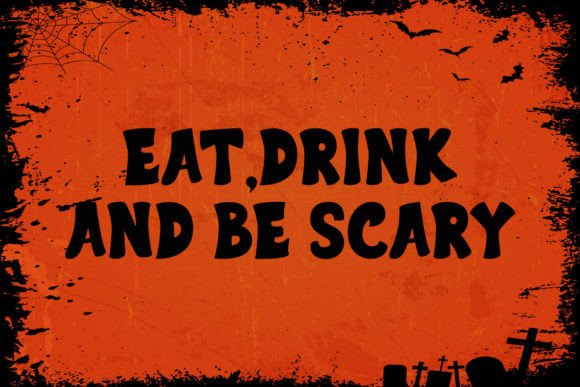 Night Treat Font PNG with transparent background - Preview 2