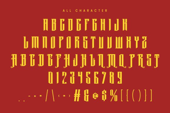 Pholest Font PNG with transparent background - Preview 6