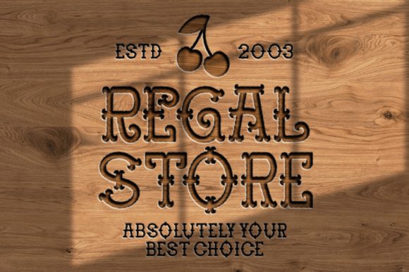 Regal Grace Font PNG with transparent background - Preview 4