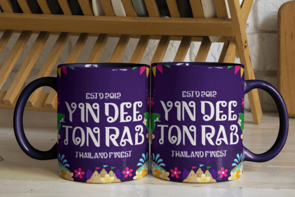 Royal Bangkok Font PNG with transparent background - Preview 6