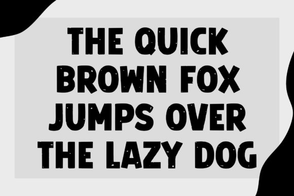 Rustic Bold Font PNG with transparent background - Preview 1