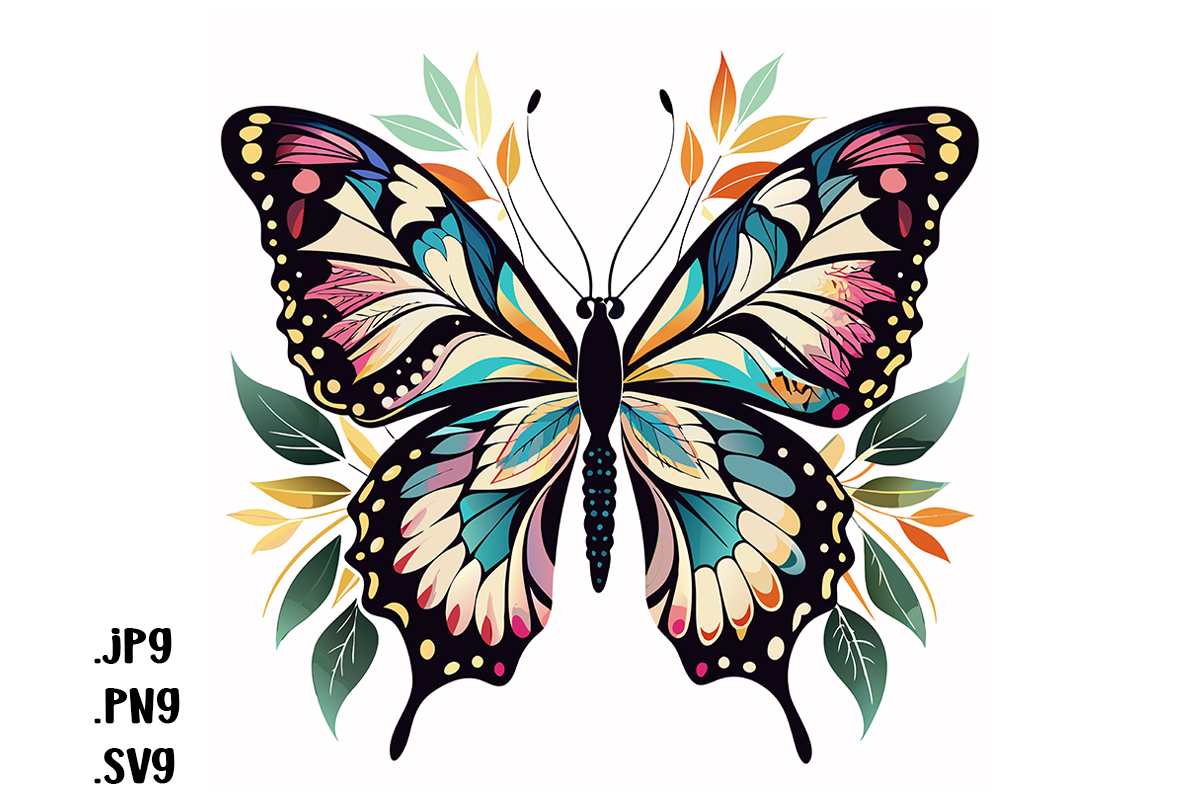 Butterfly Graphic by Joanna Redesiuk · Creative Fabrica