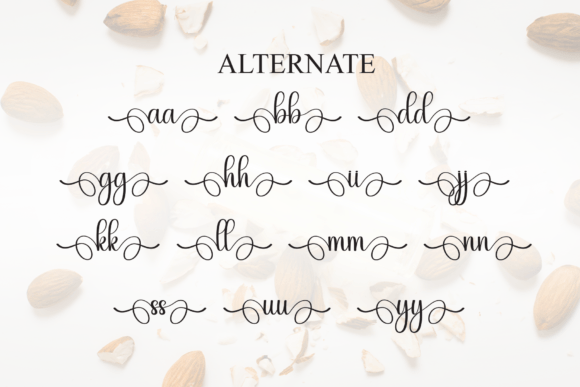 Almonds Font - Preview 6