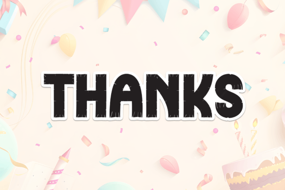 Birthday Happiness Font - Preview 6