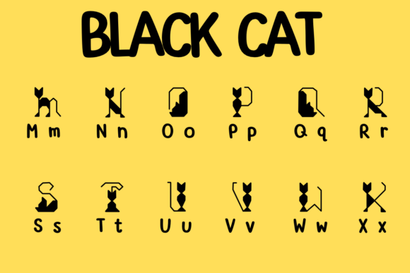 Black Cat Font - Preview 2