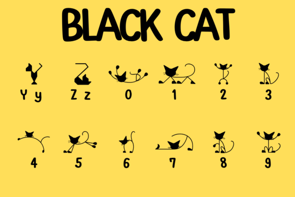 Black Cat Font - Preview 3
