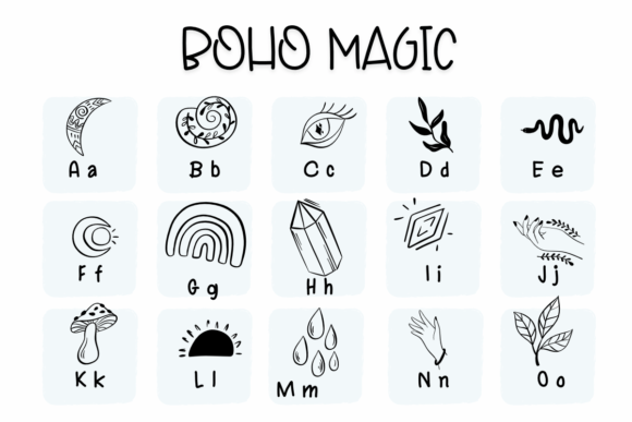 Boho Magic Font - Preview 1