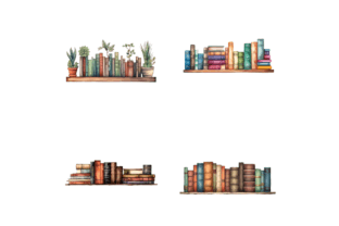 Book Borders Clipart Graphic by Clip Craft Emporium · Creative Fabrica