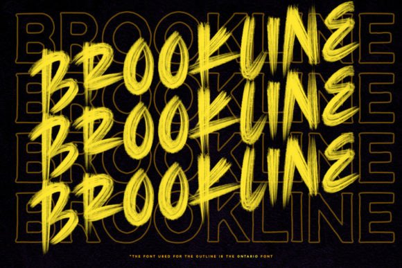 Broad Gauge Font - Preview 1