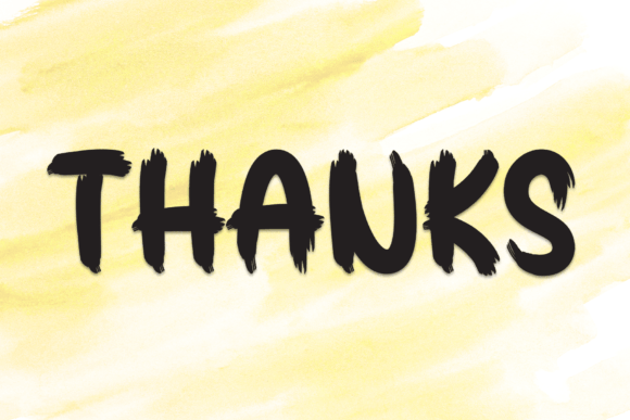 Brush Strokes Font - Preview 6