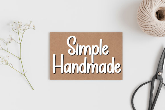 Butter Summer Font PNG with transparent background - Preview 4