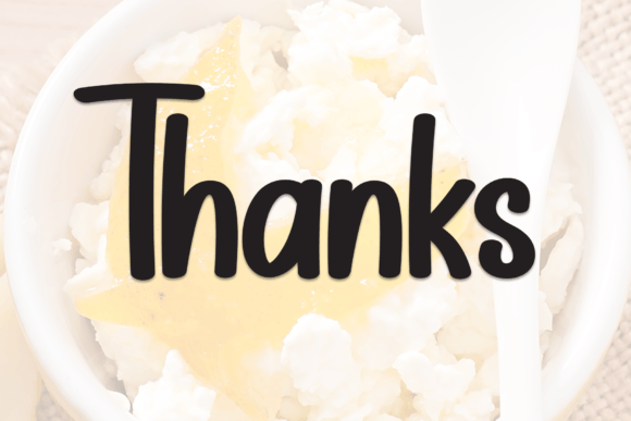 Butter Summer Font PNG with transparent background - Preview 6