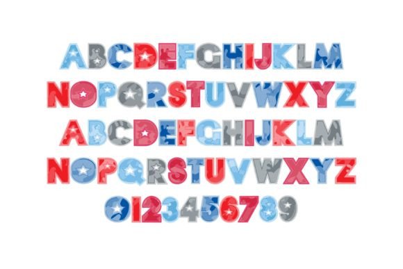 Camo Patriot Font - Preview 1