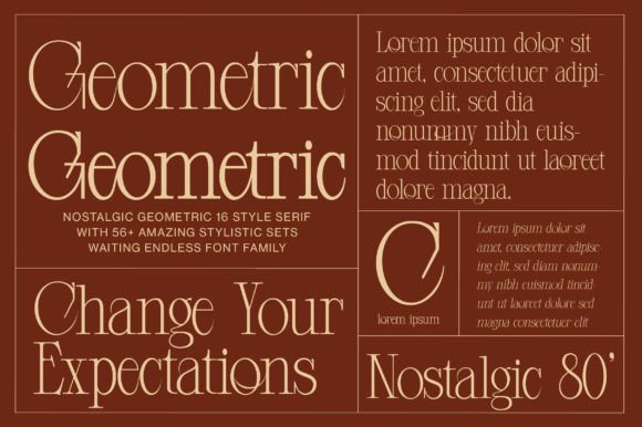 Closed Memory Font - Preview 1