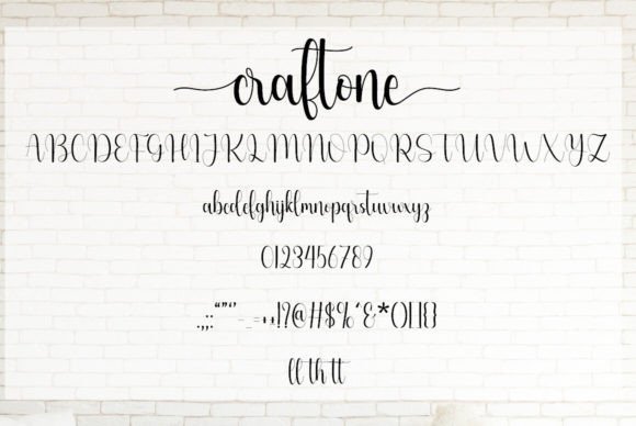 Craftone Font - Preview 5