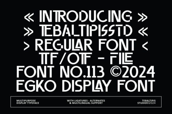 Egko Font - Preview 1