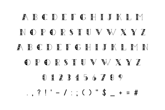 Flower Blossom Font - Preview 1
