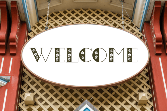 Flower Blossom Font - Preview 2